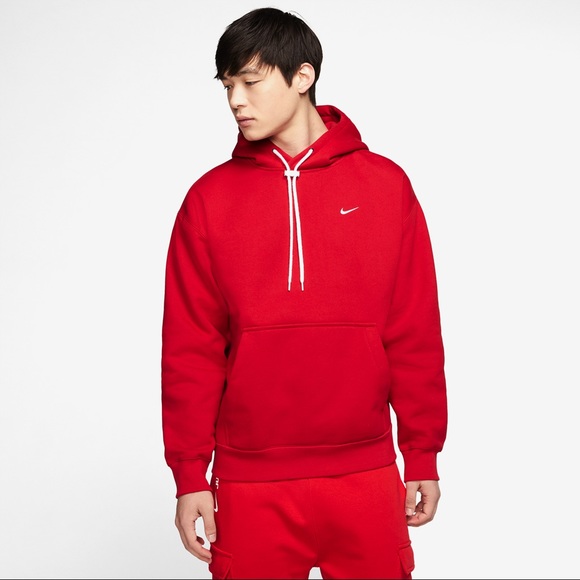 Nikelab red hoodie Clearance